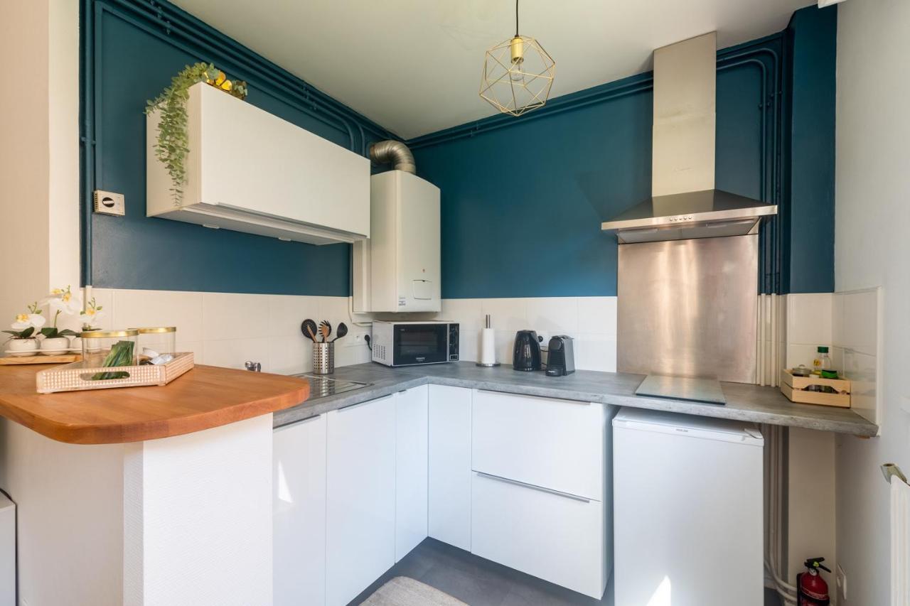 Hygge - Superbe Apt Renove Rouen Gare Avec Parking Privatif Apartment Luaran gambar